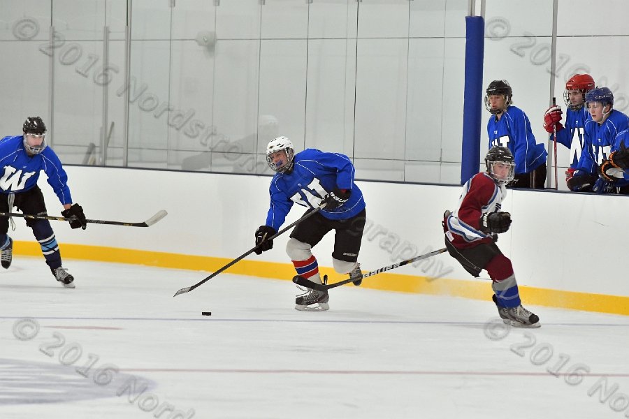 Wheaton College Men\'s Ice Hockey vs Middlesex Community College. - Photo By: KEITH NORDSTROM